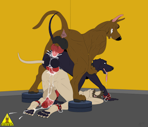 3109423_DangerDoberman_furryjibe_commission_scoobydoodthreesomedanes_flatcolor_cumming.png