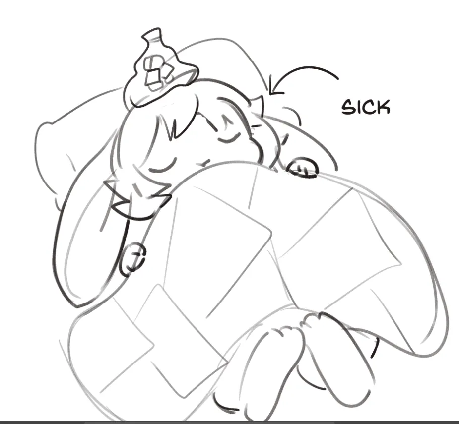 I got sick again... Sorry for the delay on your commissions! i'm still workin...