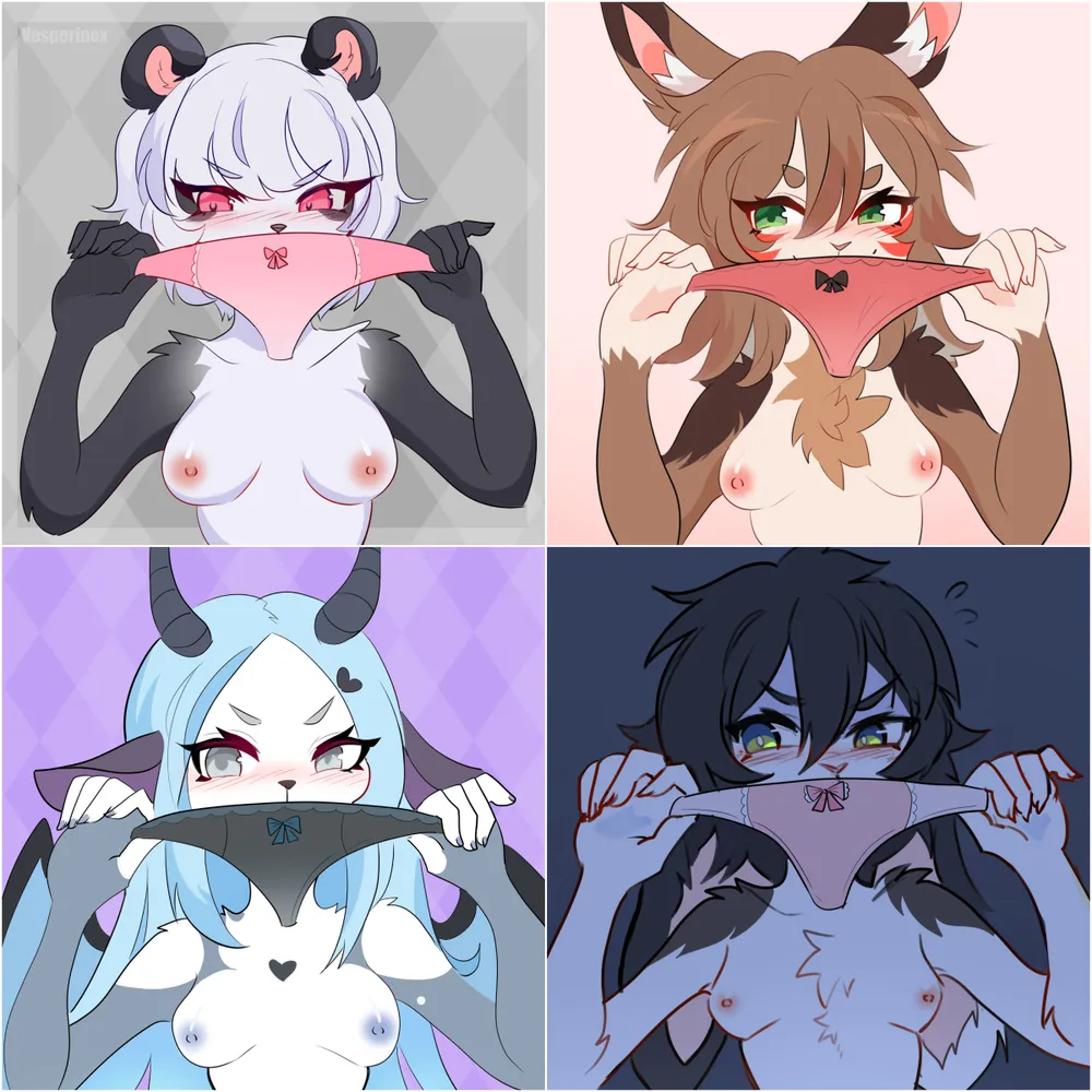 Panties/pantsu YCH i'm re-opening these for 40$! -Any species and gender! -Co...