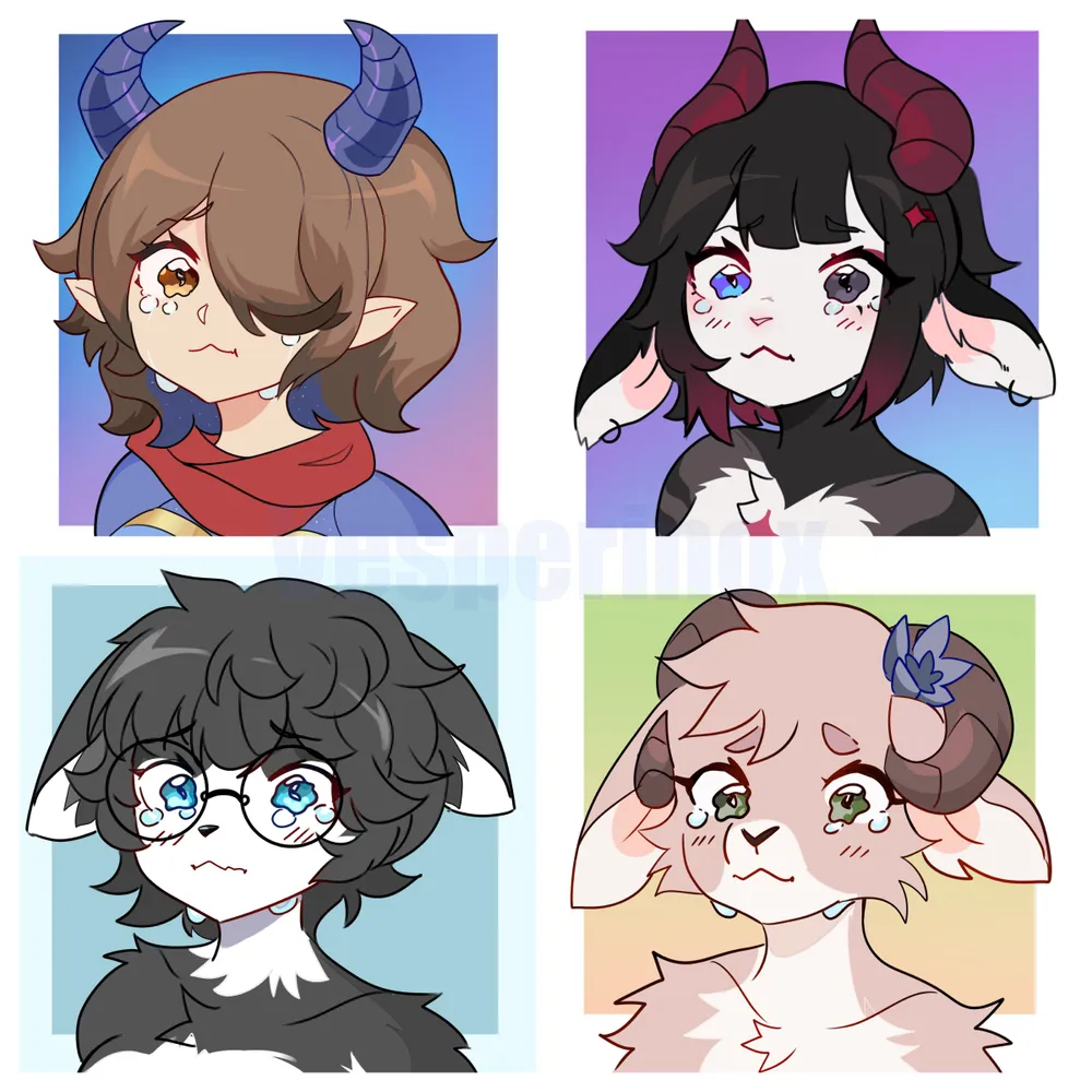 Slots open again for these! 🫶 Any gender and species / Can be used as sticker...