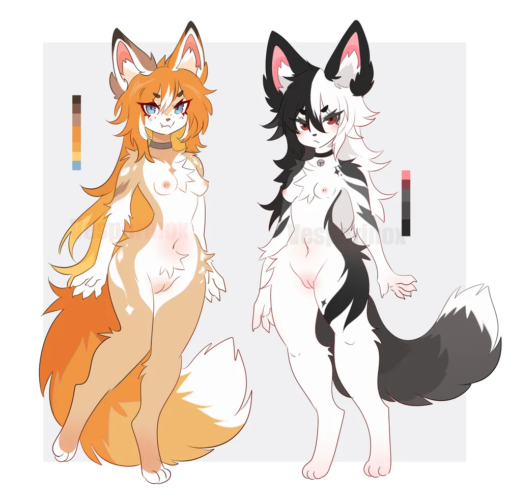 Adopts! ❤️60$ each! DM me to claim ❤️ (Or You can get both sisters for 100$!)...