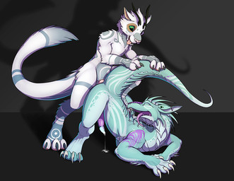 3_toes all_fours anal anal_penetration anthro anthro_on_feral anthro_penetrat...