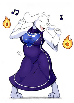 3_toes anthro barefoot big_breasts biped breasts clothed clothing dancing del...