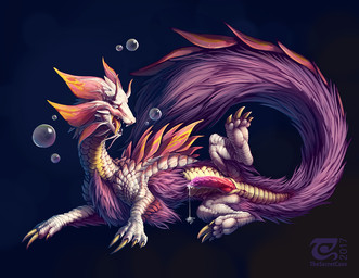 animal_genitalia blush bodily_fluids bubble cum feral fin fur genital_fluids ...