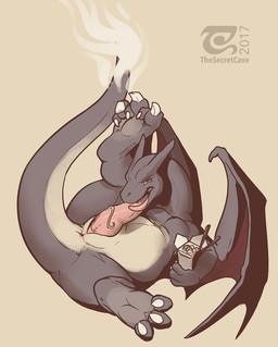 3_fingers 3_toes animal_genitalia anthro anus auto_penis_lick autofellatio be...