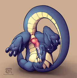 3_toes animal_genitalia animal_penis anthro anus athletic athletic_anthro ath...
