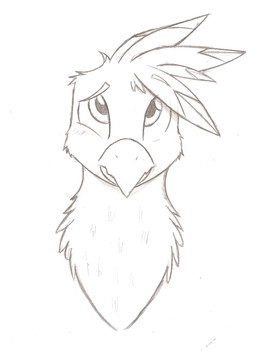 ambiguous_gender beak feathers feral looking_at_viewer solo denzeltip mytholo...