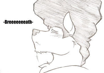 ambiguous_gender anthro blush fur hair solo text denzeltip canid canine mamma...