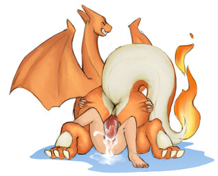 3_toes 5_toes ambiguous_gender animal_genitalia animal_penis anthro anthro_on...