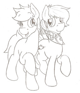 ambiguous_gender cutie_mark duo feral smile denzeltip hasbro my_little_pony f...