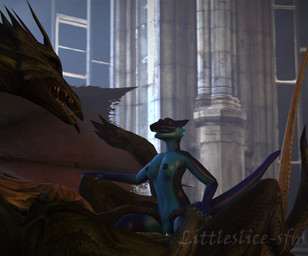 anthro anthro_on_feral anthro_penetrated bestiality bodily_fluids breasts cla...
