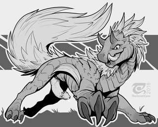 3_toes animal_genitalia animal_penis claws erection feet feral genitals licki...