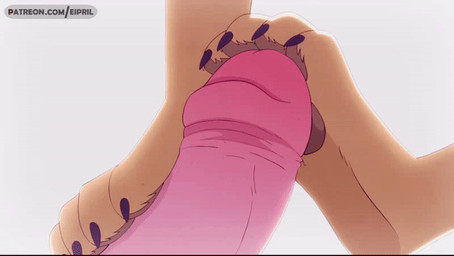 4_toes ambiguous_gender anthro barefoot between_toes brown_pawpads claws dise...