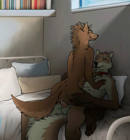 5_fingers anthro anthro_on_anthro anthro_penetrated anthro_penetrating anthro...
