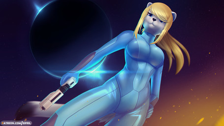 alternate_species anthro bodysuit breasts clothing female furrification gun n...