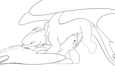 animal_genitalia animal_penis duo fellatio female feral genital_slit genitals...