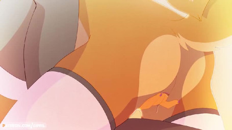 anthro big_breasts biped bodily_fluids breast_squish breasts breasts_frottage...