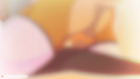 anthro big_breasts biped blonde_hair bodily_fluids breast_squish breasts brea...