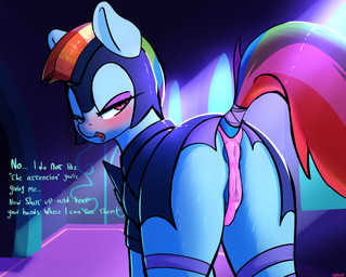 anus anus_outline armor blush bodily_fluids butt camel_toe clothing detailed_...