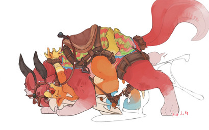 anal anal_penetration anthro anthro_on_feral anthro_penetrated balls belly_ri...