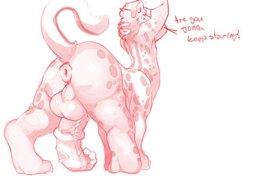 animal_genitalia animal_penis anus backsack balls big_balls big_penis butt di...