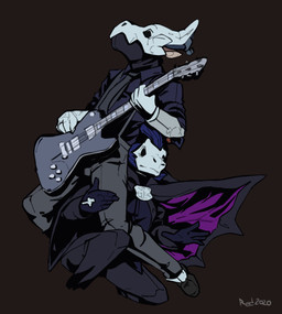 anthro black_background black_bottomwear black_cape black_clothing black_foot...