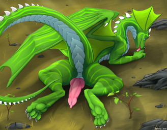 animal_genitalia animal_penis anus bedroom_eyes butt feet feral genitals gree...