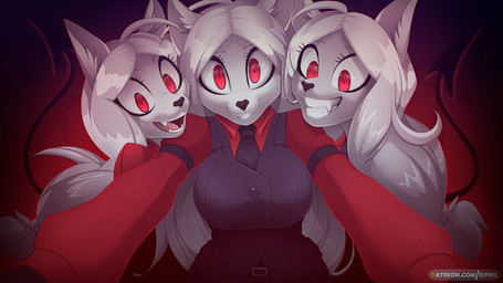 anthro anthrofied big_breasts breasts clothed clothing female female_anthro h...