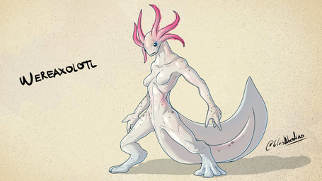 4_toes anthro breasts digitigrade featureless_breasts feet female nude simple...
