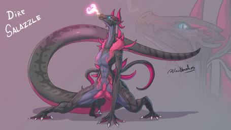 4_claws 5_fingers ambiguous_gender anthro biped blue_eyes breath_powers claws...