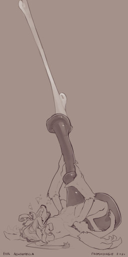 4_arms animal_genitalia animal_penis anthro arm_tuft balls big_balls big_peni...