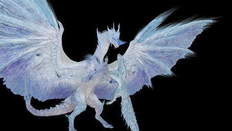 ambiguous_gender black_background blue_body blue_horn blue_scales blue_spikes...