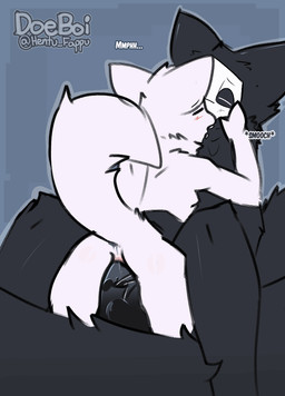 anal anal_penetration animal_genitalia anthro anthro_on_anthro anthro_on_bott...