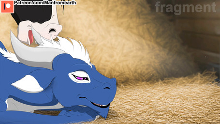 4_fingers belly black_body black_fur black_skin blue_body blue_fur blue_hands...