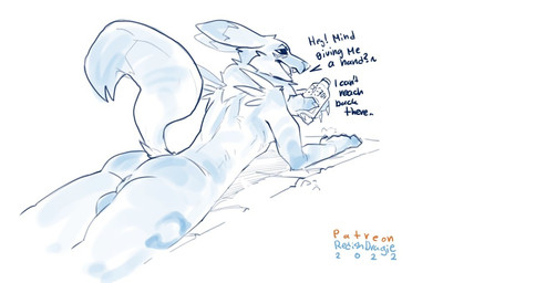 anthro backsack balls beach_towel bottle butt cheek_tuft claws container dial...