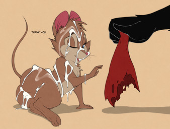 all_fours anthro blue_eyes bodily_fluids brown_body brown_fur buckteeth butt ...