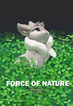 all_fours ambiguous_gender belly claws clover_(plant) feral fur glistening gl...