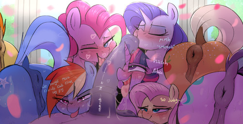 ahegao animal_genitalia animal_penis animal_vulva anus anus_focus ass_up ball...