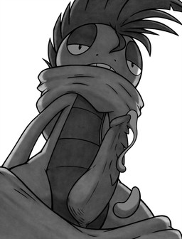 anthro anthrofied biped bodily_fluids bottomwear clothed clothing cum cum_dri...
