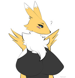 anthro big_breasts blue_eyes breasts clothed clothing female looking_at_viewe...