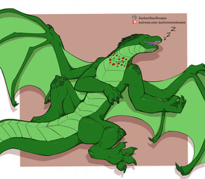 4_fingers 4_toes blue_tongue claws eyes_closed featureless_crotch feet feral ...