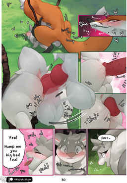 animal_genitalia animal_penis ball_slap balls balls_deep bedroom_eyes big_bal...