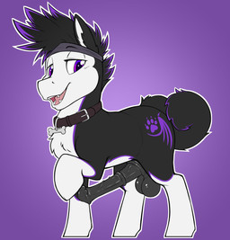 accessory animal_genitalia animal_penis balls bedroom_eyes big_penis black_ha...