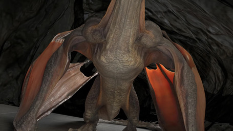 ambiguous_gender ambiguous_pov breath_powers cave claws detailed_background d...