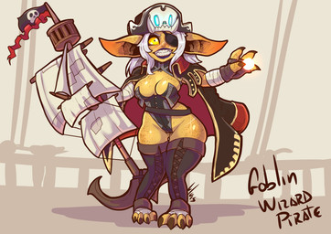 4_fingers 4_toes arm_wraps big_breasts breasts claws cleavage clothed clothed...