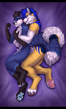 animal_genitalia animal_penis anthro biped black_bars black_body black_fur bl...
