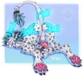 4_ears 5_fingers accessory animal_genitalia animal_penis anthro anus ass_up b...