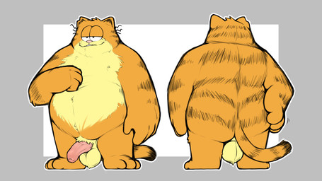 3_toes 4_fingers anthro backsack balls belly butt feet fingers foreskin front...