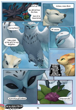 antlers beak big_ears black_eyes blue_eyes claws clenched_teeth dialogue feat...