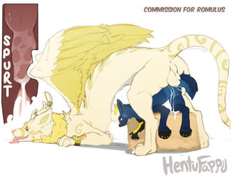 anthro anus balls bodily_fluids cum cum_in_ass cum_inside cutaway doggystyle ...